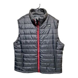 Men's Tameya Rechargeable Heated Black Puffer Vest Size 2XL